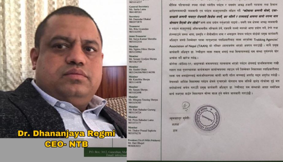 पर्यटन बोर्डका प्रमुखलाई सम्हालिएर बोल्न टानले दियो चेतावनी